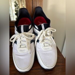 Golf Shoes Mens Spikeless Redvanly Challenger Two-Tone Navy/White Lightweight 13